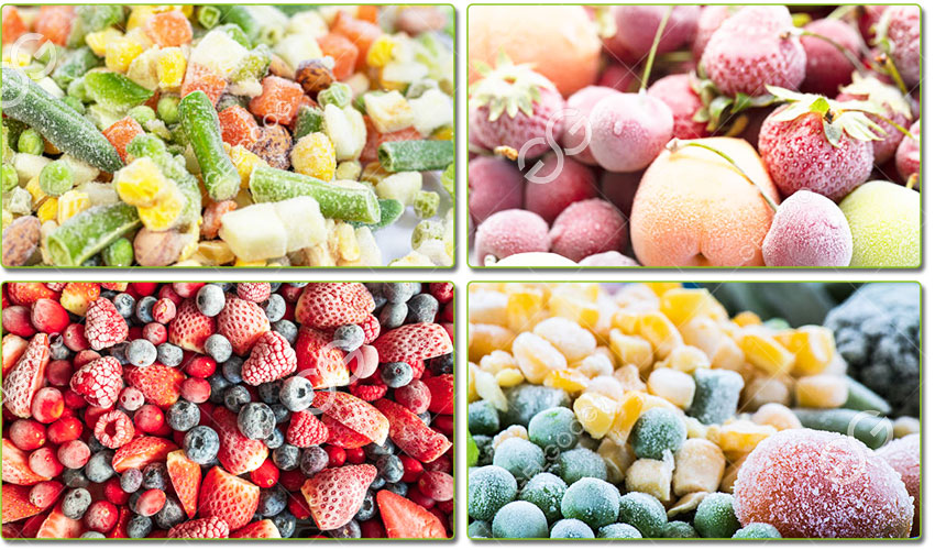 Des Fruits Et Légumes Surgelés